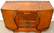 Sideboard/Bar of Walnut with Pop-Up Feature