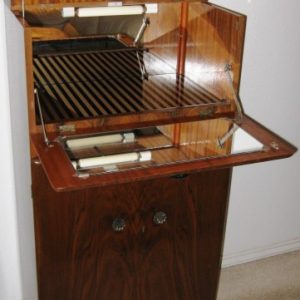 Cellarette of Burl Walnut