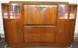 Sideboard/Bar of Oak with Lighted Glass End Compartments - Image 2