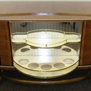 Rare Baptist's Hideaway Bar of Superb Walnut, #2