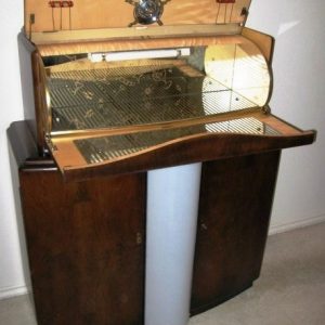 Pop-Up Bar of Walnut with Fabulous Exterior Lighting