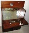 Cellarette of Spectacular Burl & Crown-Cut Walnut